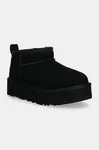 UGG snehule detské semišové CLASSIC ULTRA MINPLATFORM