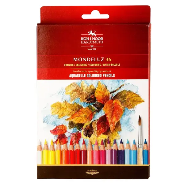 Akvarelové pastelky plody 36 ks