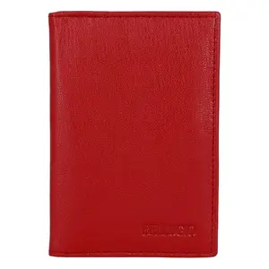 Kožená dokladovka červená - Bellugio Makai