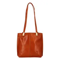 Dámský kožený kabelko/batoh koňakový - Delami Vera Pelle Jenafes