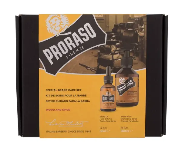 Proraso Dárková sada přípravků na plnovous Wood & Spice