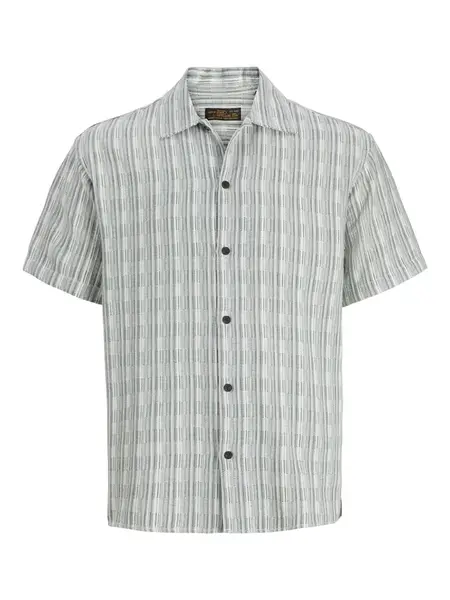 JACK & JONES Košeľa 'JPRBLUtiago'  zelená / mätová / biela