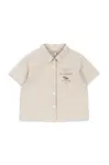 Konges Sløjd košile dětská bavlněná s elastanem ELLIOT SS SHIRT GOTS