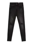 Bershka Džínsy  čierny denim