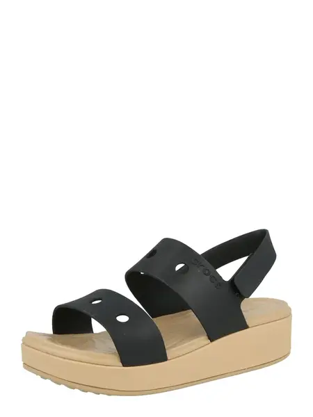 Crocs Otvorená obuv 'Brooklyn'  čierna