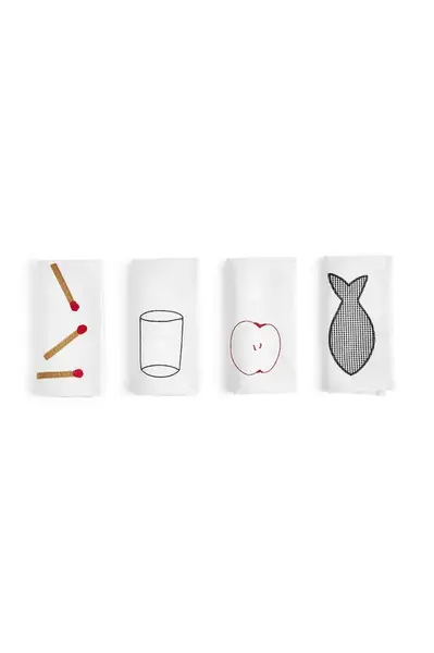Sada ubrousků HAY Sobremesa 45 x 45 cm 4-pack