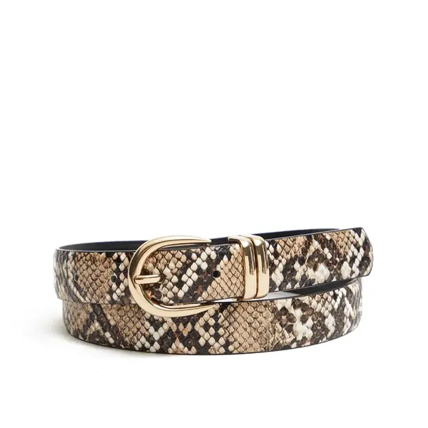 Light brown patterned women's belt ORSAY - Women's