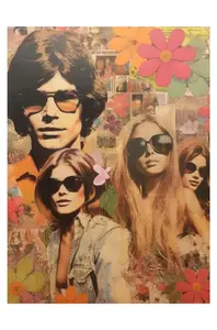 HARTMAN Plakát A.I ART HARTMAN 60's Collages 08, 30 x 40 cm