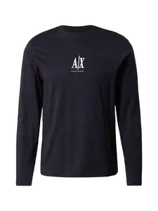 ARMANI EXCHANGE Tričko  námornícka modrá / biela