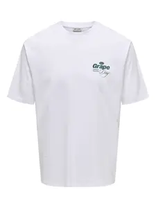 Only & Sons Tričko 'ONSALFRESCO'  zelená / biela