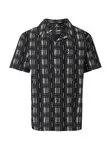 Volcom Košeľa 'MACROS'  čierna / biela