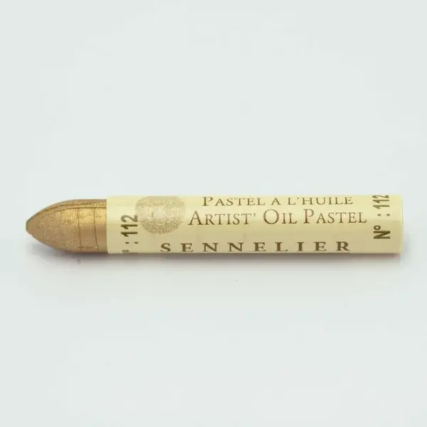 Olejový pastel Sennelier 112 Pale Gold Iridescent