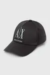 Armani Exchange  Bavlněná baseballová čepice