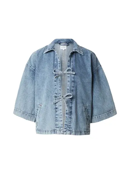 MUSTANG Prechodná bunda 'Zoe'  modrá denim
