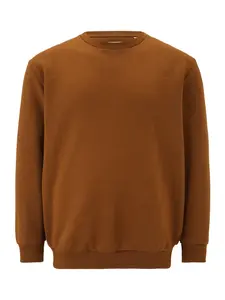 Jack & Jones Plus Mikina 'JJEBradley'  hnedá