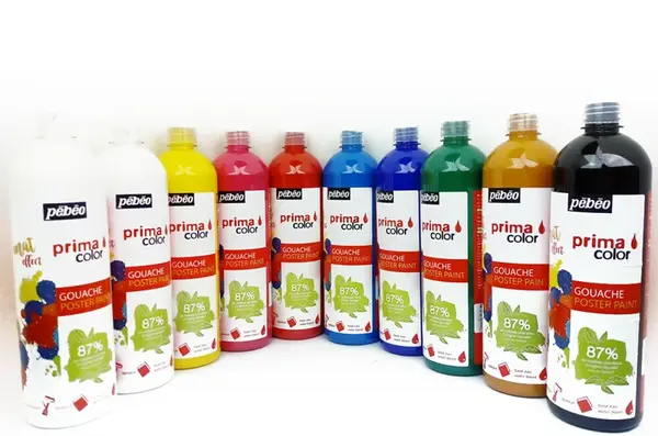 Temperové školní barvy Pébéo 10x1l