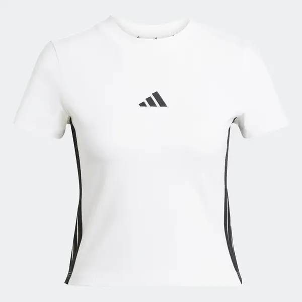 ADIDAS SPORTSWEAR Tričko 'Essentials'  čierna / biela