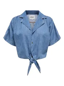ONLY Blúzka 'ONLPaula'  modrá denim