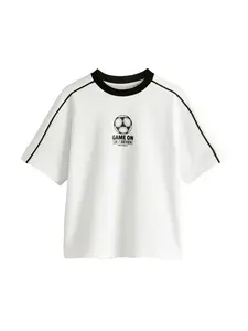 Next Tričko 'Fußball'  čierna / biela