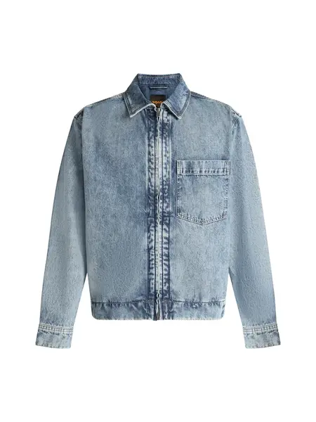 BOSS Prechodná bunda 'LUNEY'  modrá denim