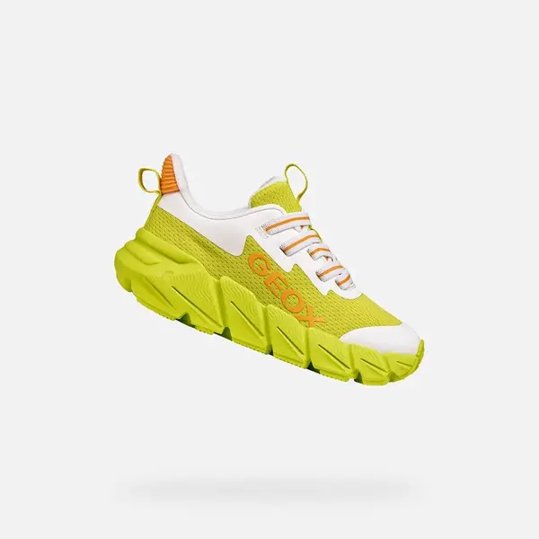 Zelené chlapecké tenisky Geox Flexyper Fast