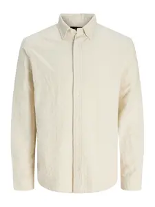 Jack & Jones Plus Košeľa 'JPRBLUHARVEY'  béžová
