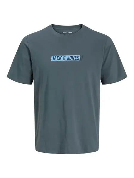 Jack & Jones Junior Tričko 'JJMUNK'  svetlomodrá / grafitová