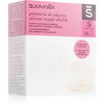 Suavinex Zero Zero Silicone Nipple Shields chrániče prsních bradavek velikost S 21 mm 2 ks