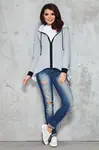 Infinite You Woman's Blouse M047 Grey