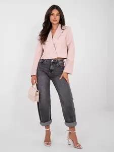 Světle růžová bomber bunda