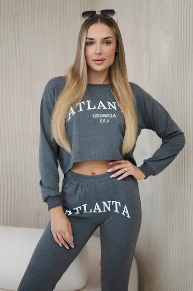 Sada s grafitovým potiskem Atlanta