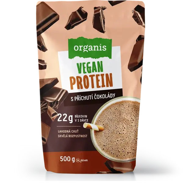ORGANIS Veganský protein čokoláda 500 g