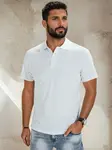 Pánské polo tričko bílé Dstreet