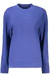 Dámska modrá mikina bez kapucne