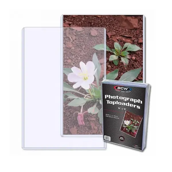 Toploadery na fotky a pohlednice BCW (15,24 x 22,86 cm) - 25 ks