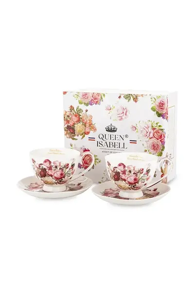 Sada šálků a podšálků pro 2 osoby home & lifestyle 250 ml