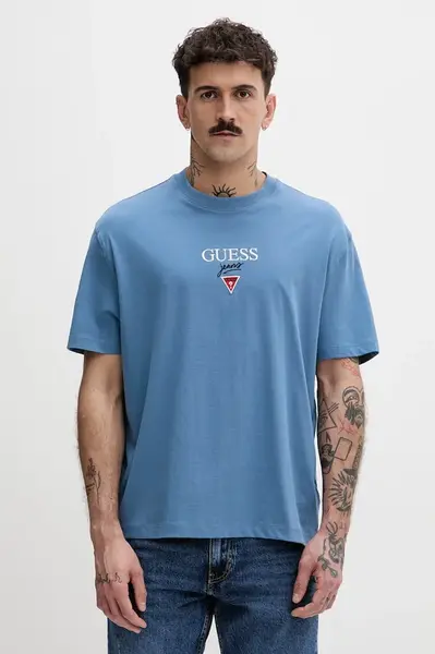 Guess Jeans oversize tričko pánské bavlněné