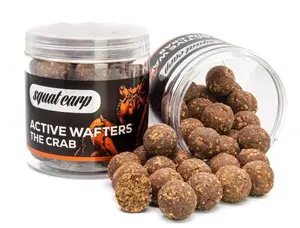 Squat carp vyvážené boilies active wafters the crab - 150 g 20 mm