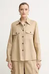 Weekend Max Mara košilová bunda dámská lněná