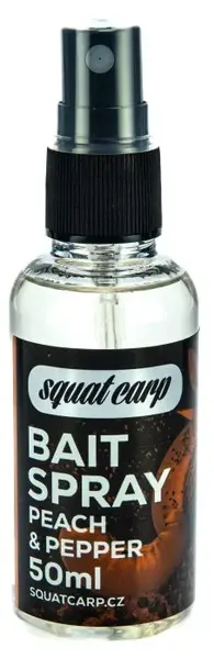 Squat carp bait spray peach & pepper 50 ml