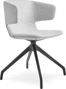 LD SEATING Konferenční křeslo FLEXI FP,F90-BL, černá podnož