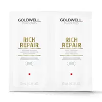 Šampon a kondicionér pro suché vlasy Goldwell Rich Repair -  2x10 ml (206261)