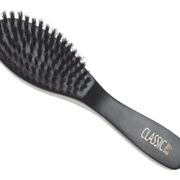 Dřevěný kartáč Sibel Classic 56 black - přírodní štětiny 47x205mm (8450312) + dárek zdarma