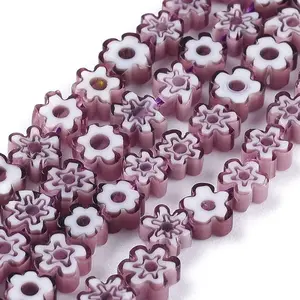 Handmade Millefiori Glass Bead Strands
