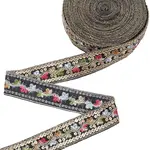 Polyester Embroidery Paillette Ribbon