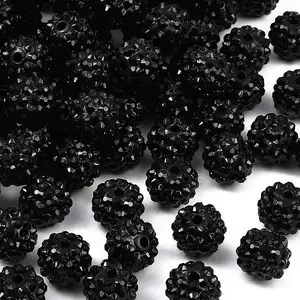 Resin Rhinestone Beads