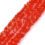 Transparent Glass Beads Strands
