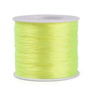 Flat Elastic Crystal Thread