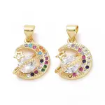 Brass Cubic Zirconia Pendants