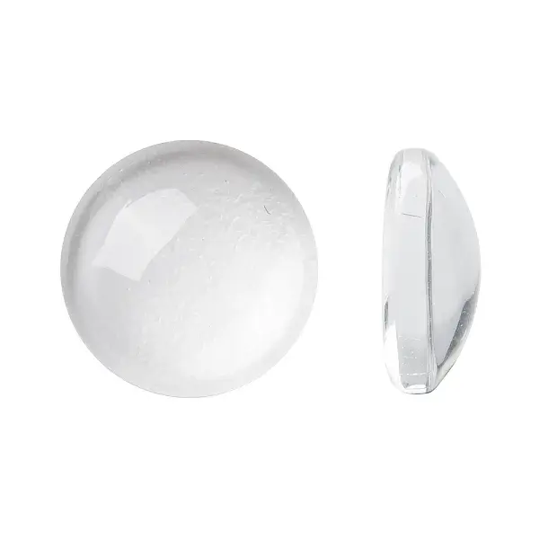 Transparent Glass Cabochons